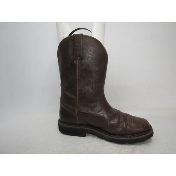 Cabela\'s Mens Size 9 D Brown Leather Stockman Cowboy Western Boots main image 9